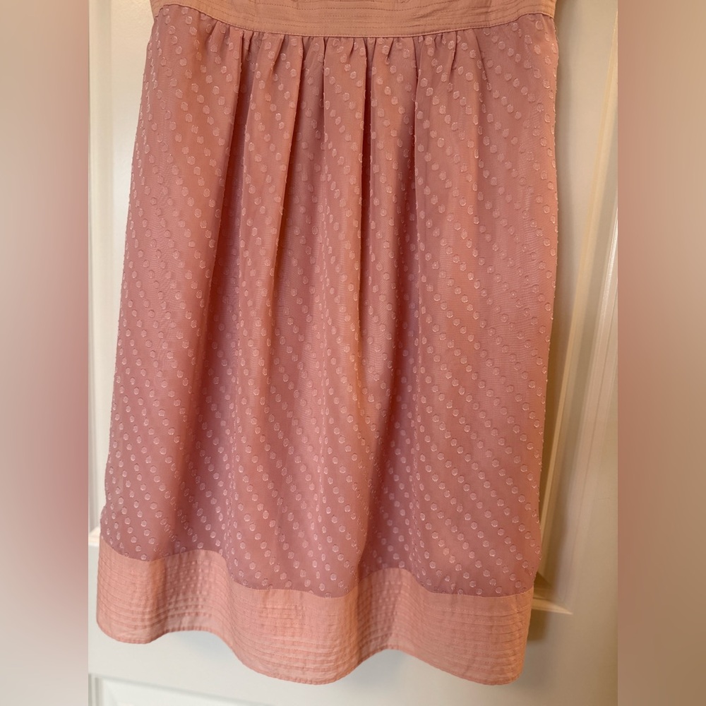 Forever 21 Medium Baby Doll Dress With Spaghetti Straps And Sheer Polka Dots. - Picture 14 of 16